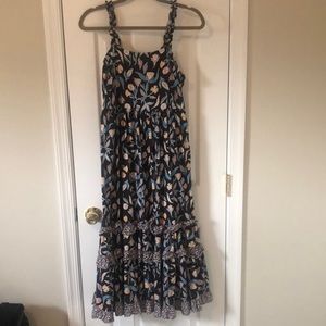Universal Thread Navy Floral maxi dress barely worn